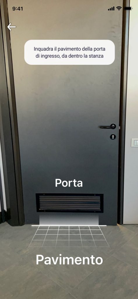Posizionamento ancora